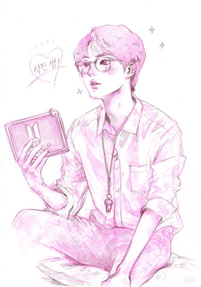 金硕珍手绘,搜图不易，留图请点赞，专辑内所有图片均有才阿米所绘，我只是图片搬运工，只留作欣赏