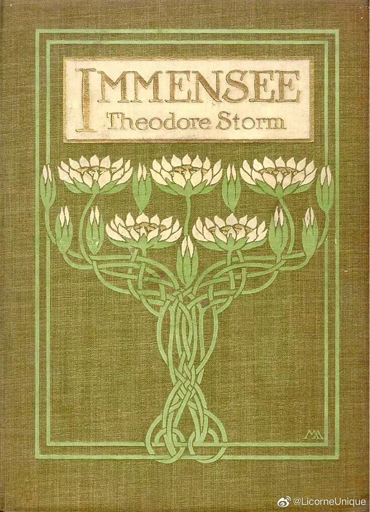 #美国女艺术家玛格丽特·阿姆斯特朗（Margaret Armstrong, 1867-1944）新艺术风格书籍封面设计 ​