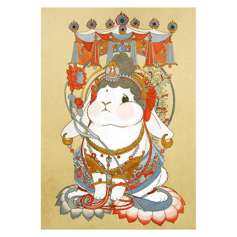 佛系 兔子 国风