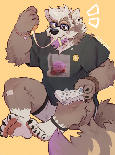 兽人 推荐画师 作者@OverCyan（Twitter）