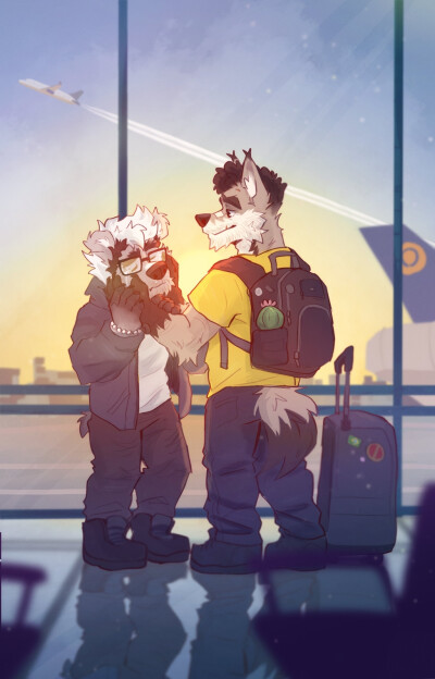 兽人 推荐画师 作者@OverCyan（Twitter）