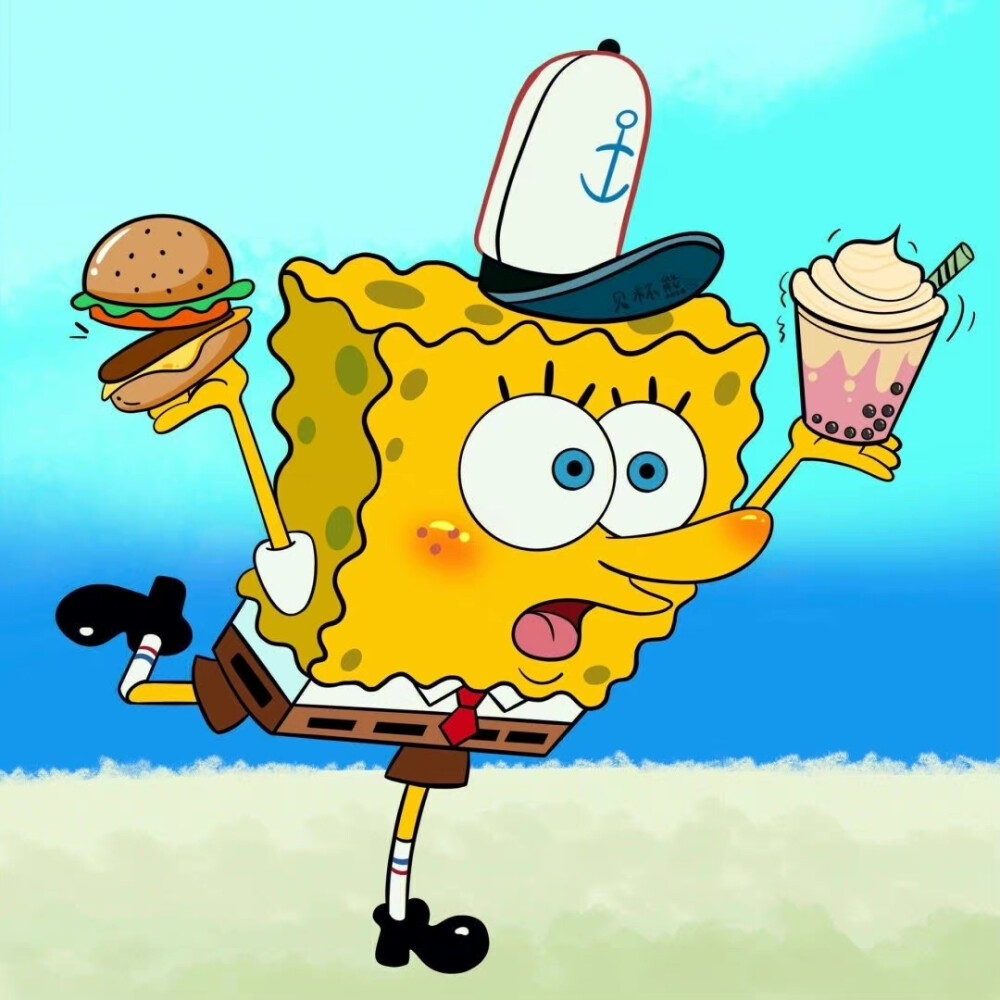 海绵宝宝和派大星｜情侣头像