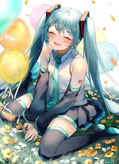 初音未来/插画/Pixiv/壁纸