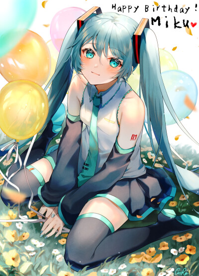 初音未来/插画/Pixiv/壁纸