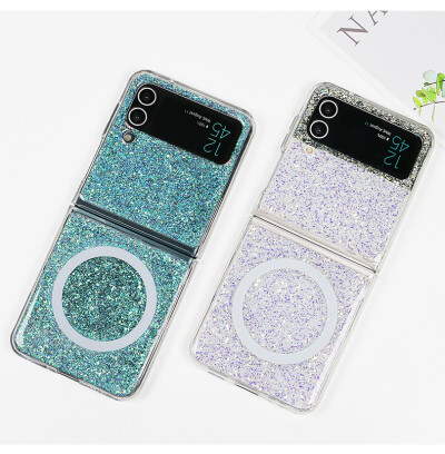 VIETAO三星闪粉磁吸滴胶手机壳