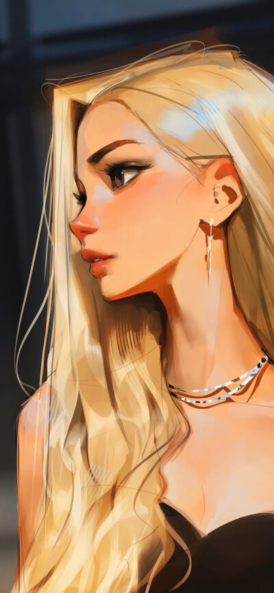 手绘美女，清新手绘，甜美女生，女生插画，少女风