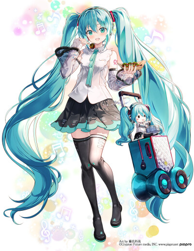 初音未来
画师：藤真拓哉