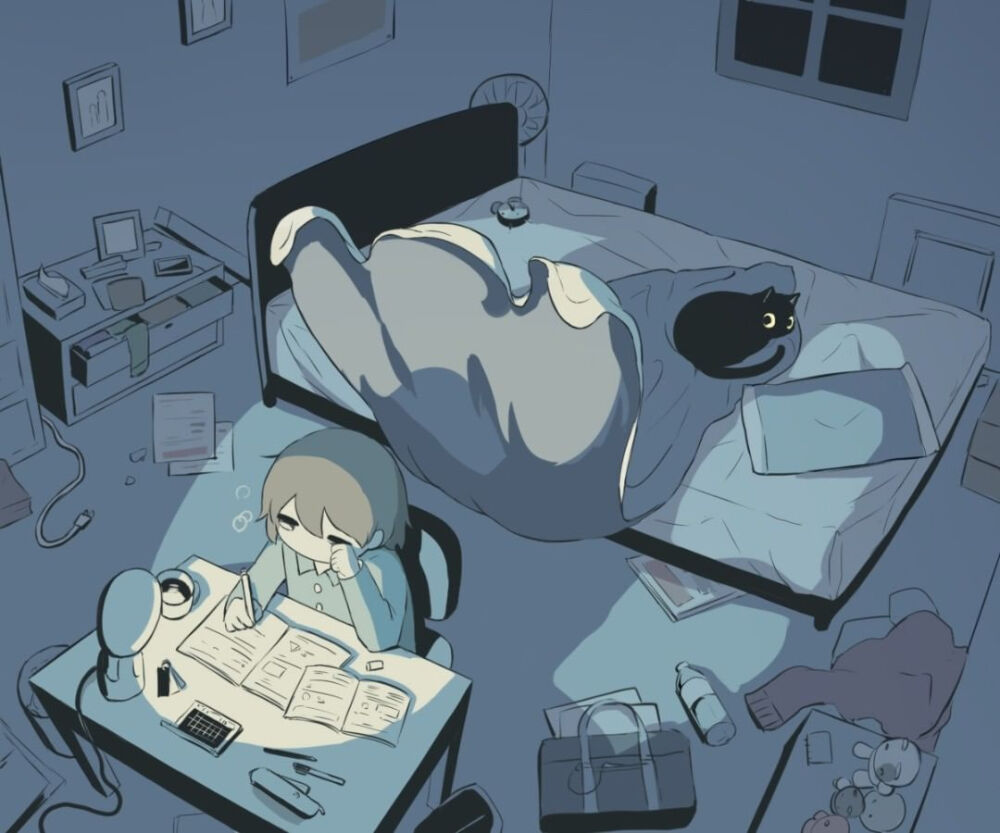 因为经常在推特上分享风格特异的创作而爆红的日本画师アボガド6（Avogado6），是个绘画风格非常有个人特点的画师。在他的作品里，我们总能看到很多对于社会和人性的揭露。（2）