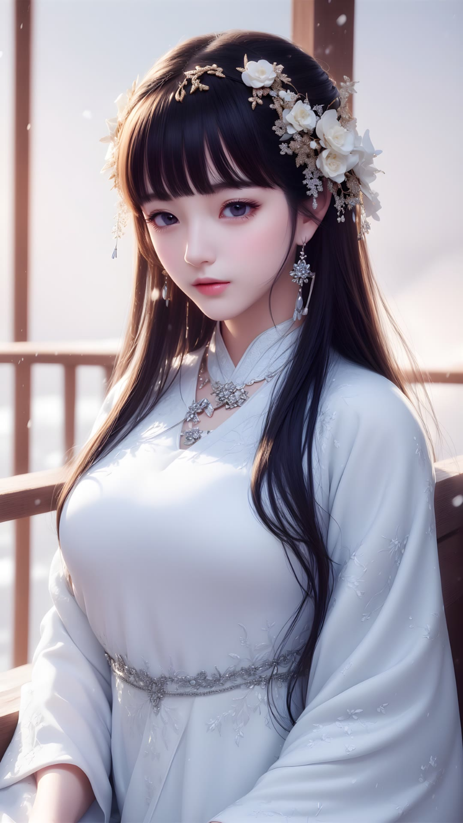 古风美女AI壁纸