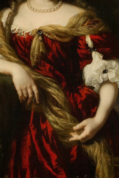 油画中的红色裙子
荷兰艺术家 尼古拉斯·梅斯 作品