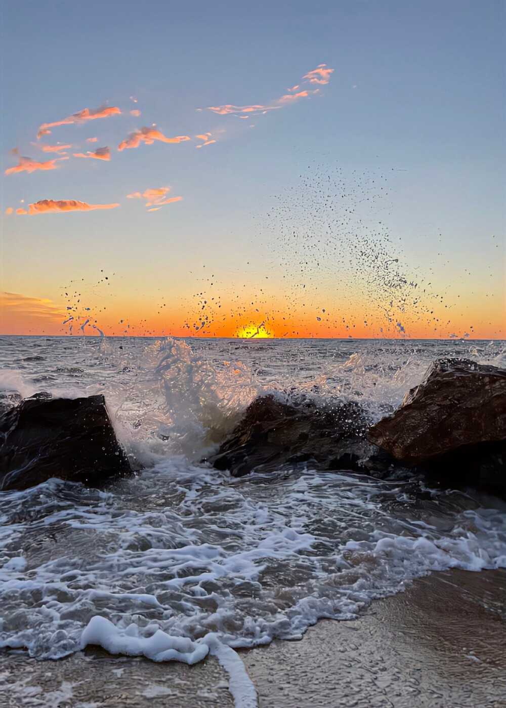 海边 日落