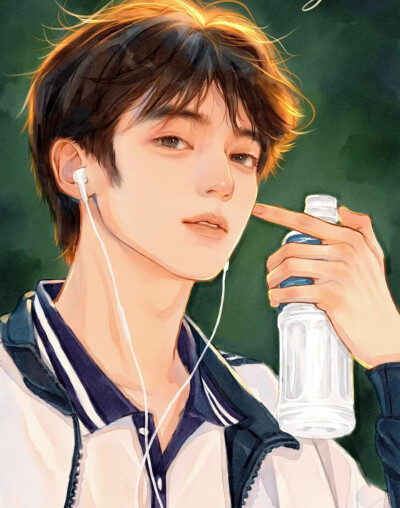 手绘男头