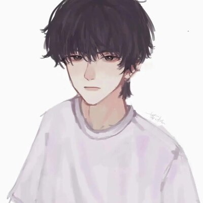 手绘男头