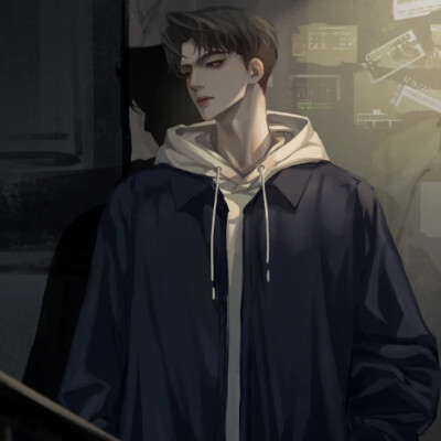 手绘男头