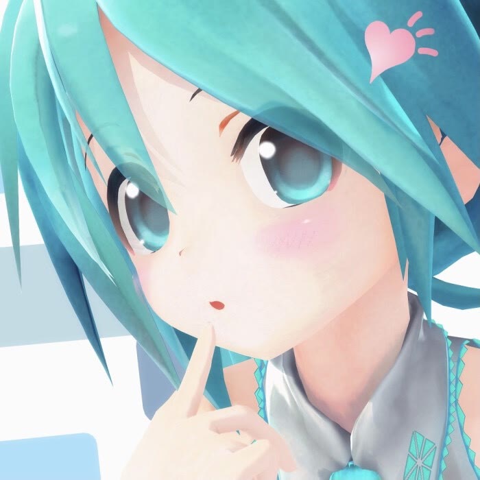 初音未来3D头像