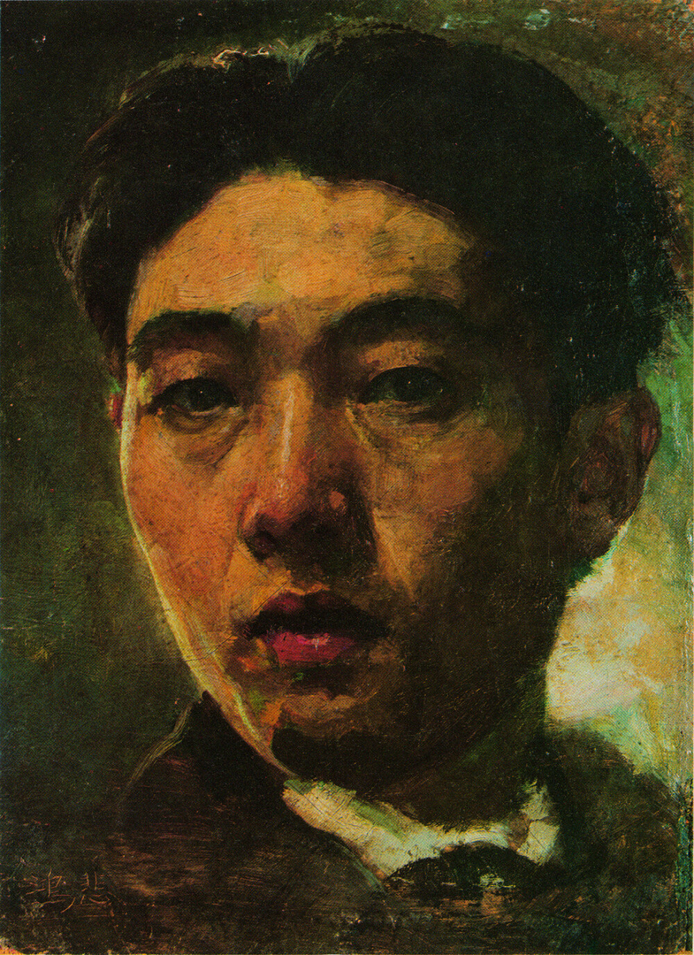 徐悲鸿自画像