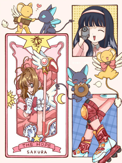 『魔卡少女樱』知世和小樱