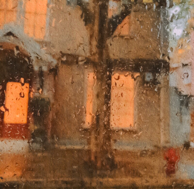 Rain 湿答答的爱意。
好难过，我想你了。