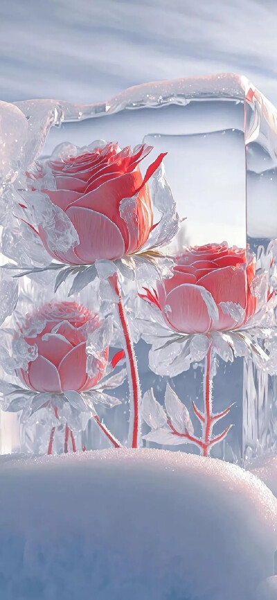 冰冻玫瑰