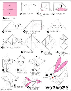 兔兔折纸