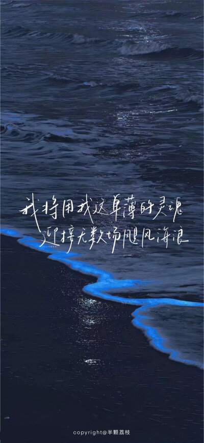 文字壁纸
cr.半颗荔枝i