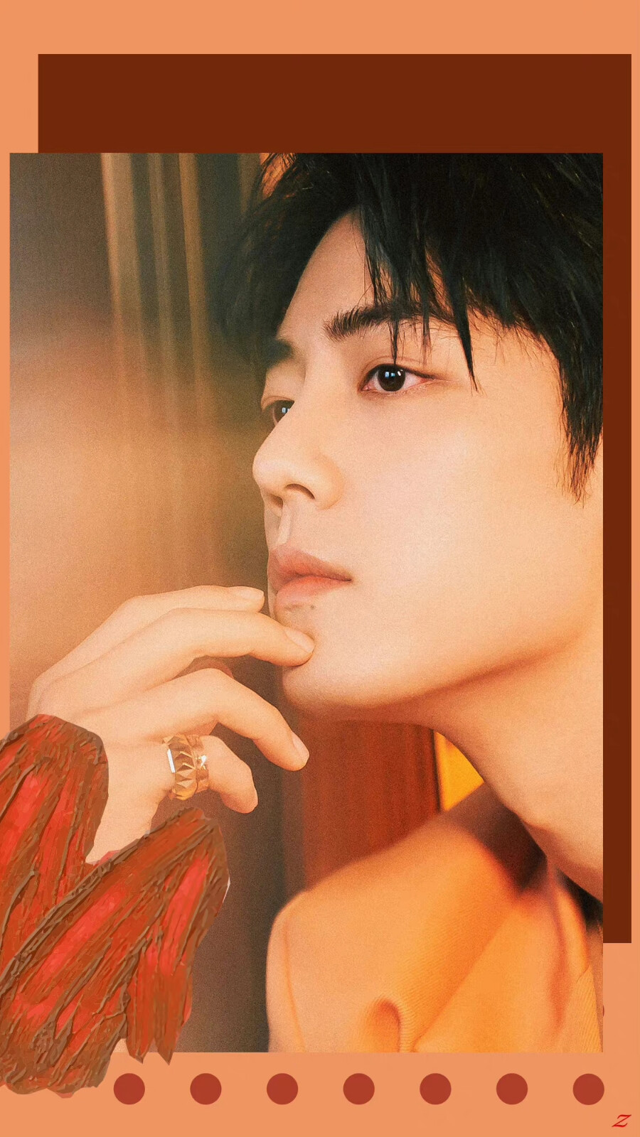 肖战
米兰时装周