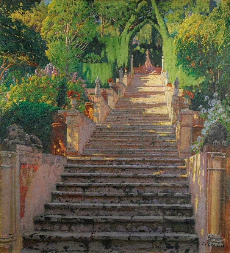 Santiago Rusiñol《西班牙秘密花园》
weibo@设计目录