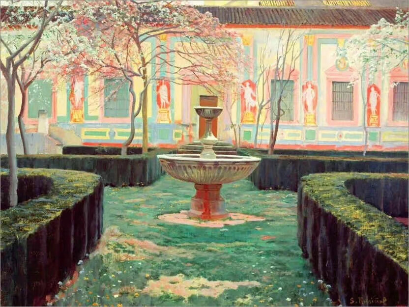 Santiago Rusiñol《西班牙秘密花园》
weibo@设计目录