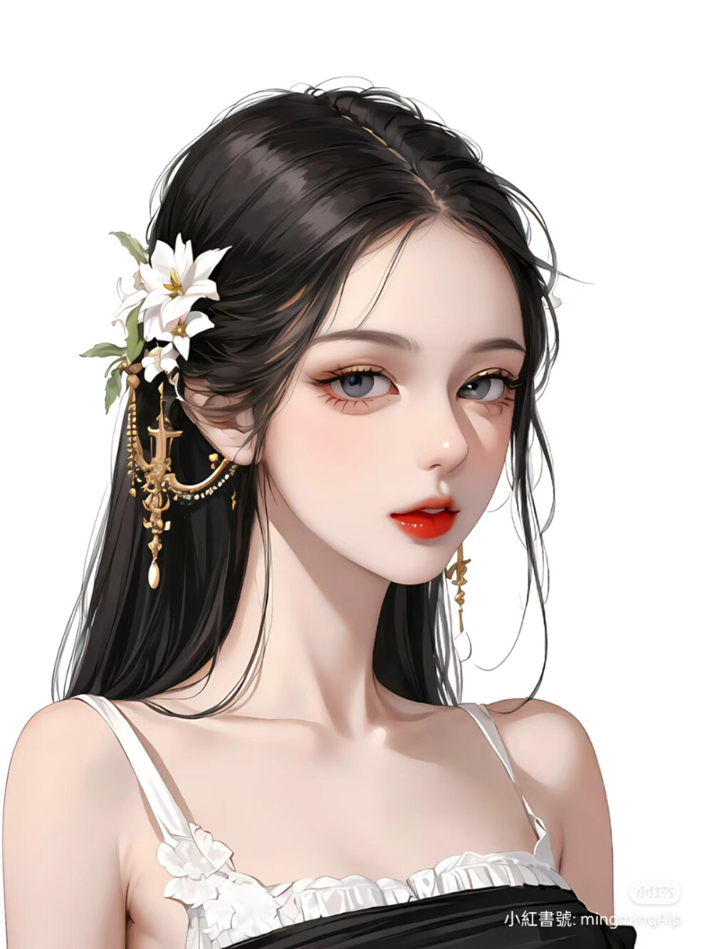 御姐 手绘
图片取自小红书作者 铭铭
小姐姐号有好多好看的图