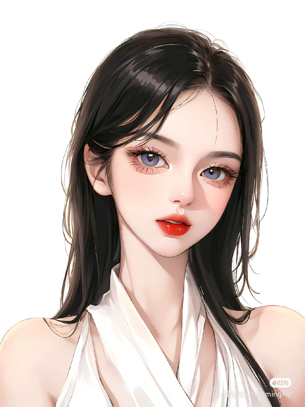 御姐 手绘
图片取自小红书作者 铭铭
小姐姐号有好多好看的图