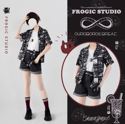 Frogic Studio 克制猫饼（黑）