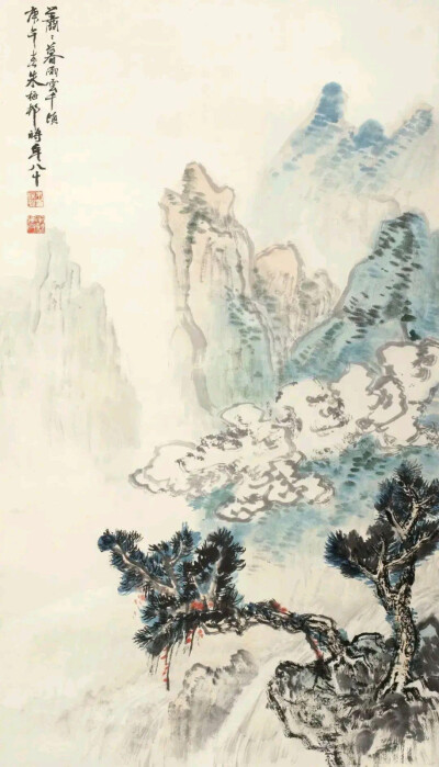 朱梅邨山水画