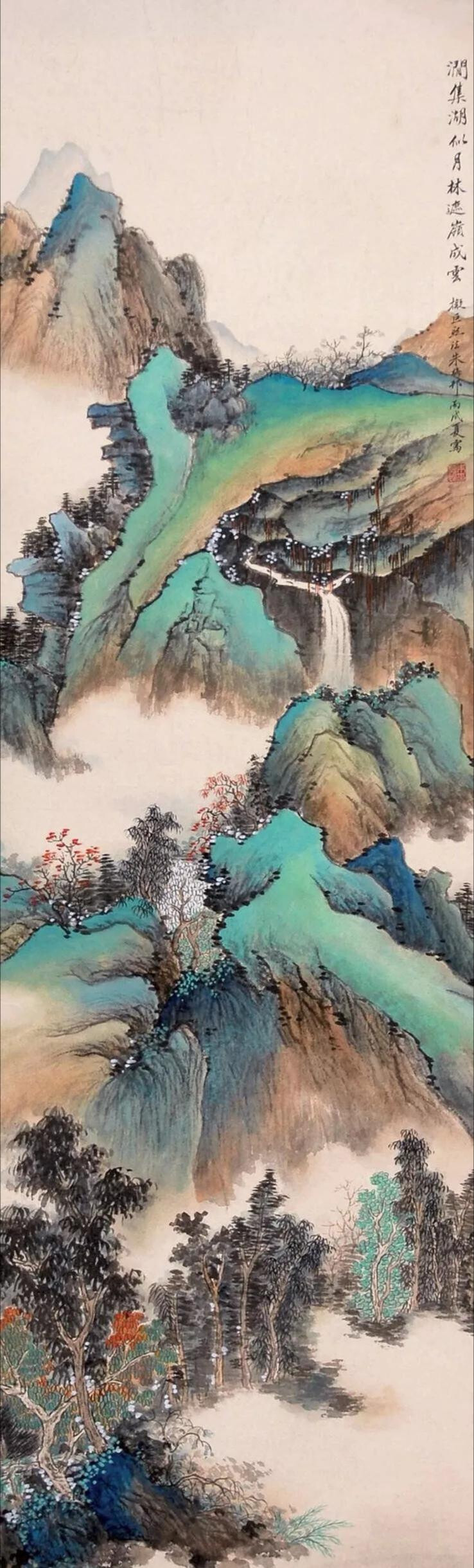 朱梅邨山水画