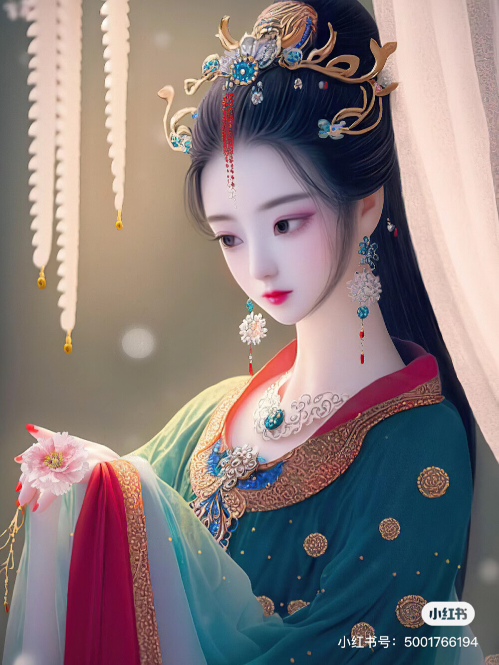 他