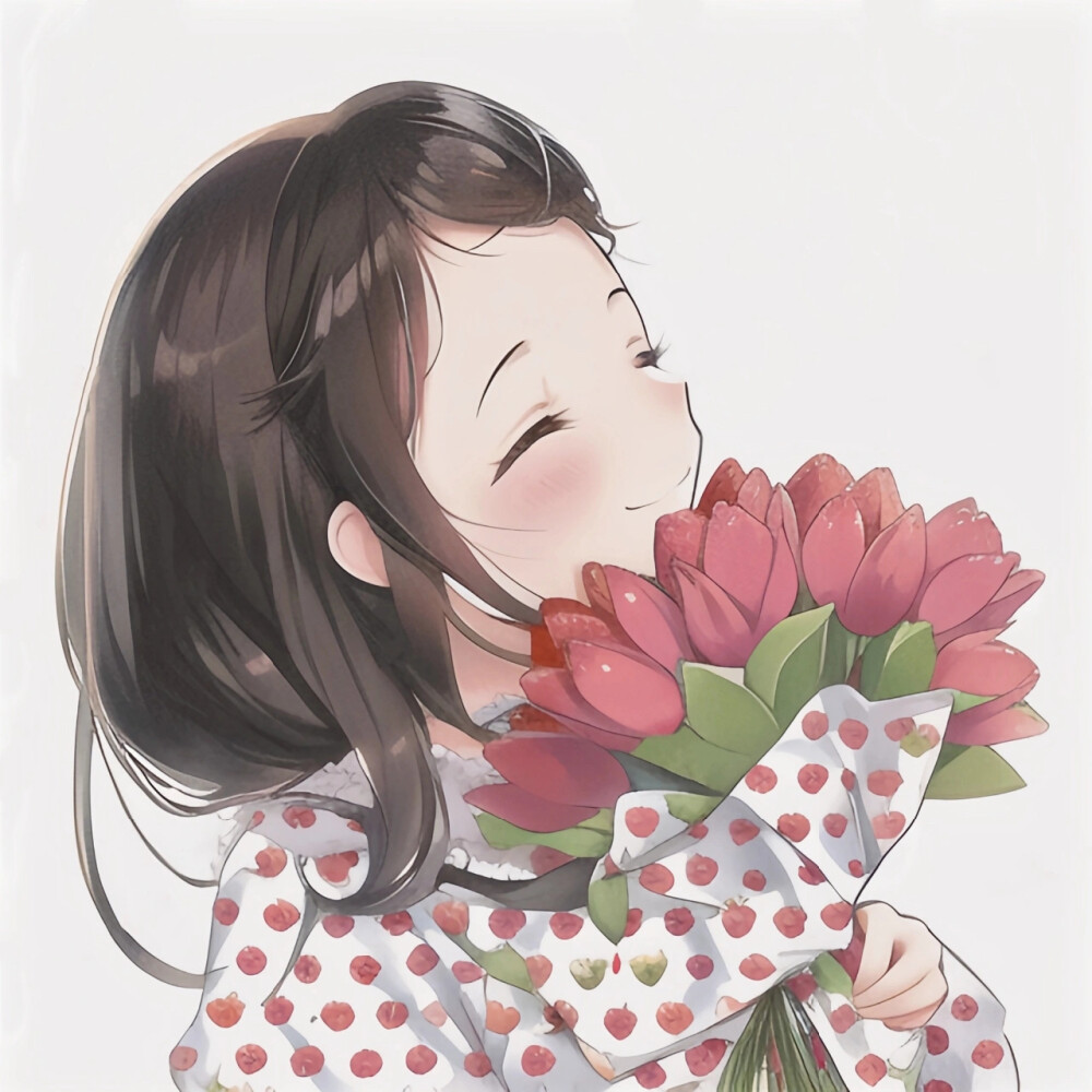 捧花头像