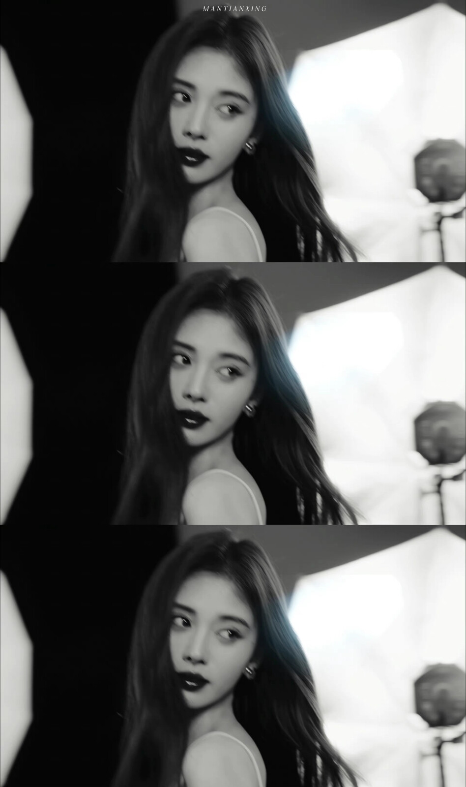 鞠婧祎三屏壁纸