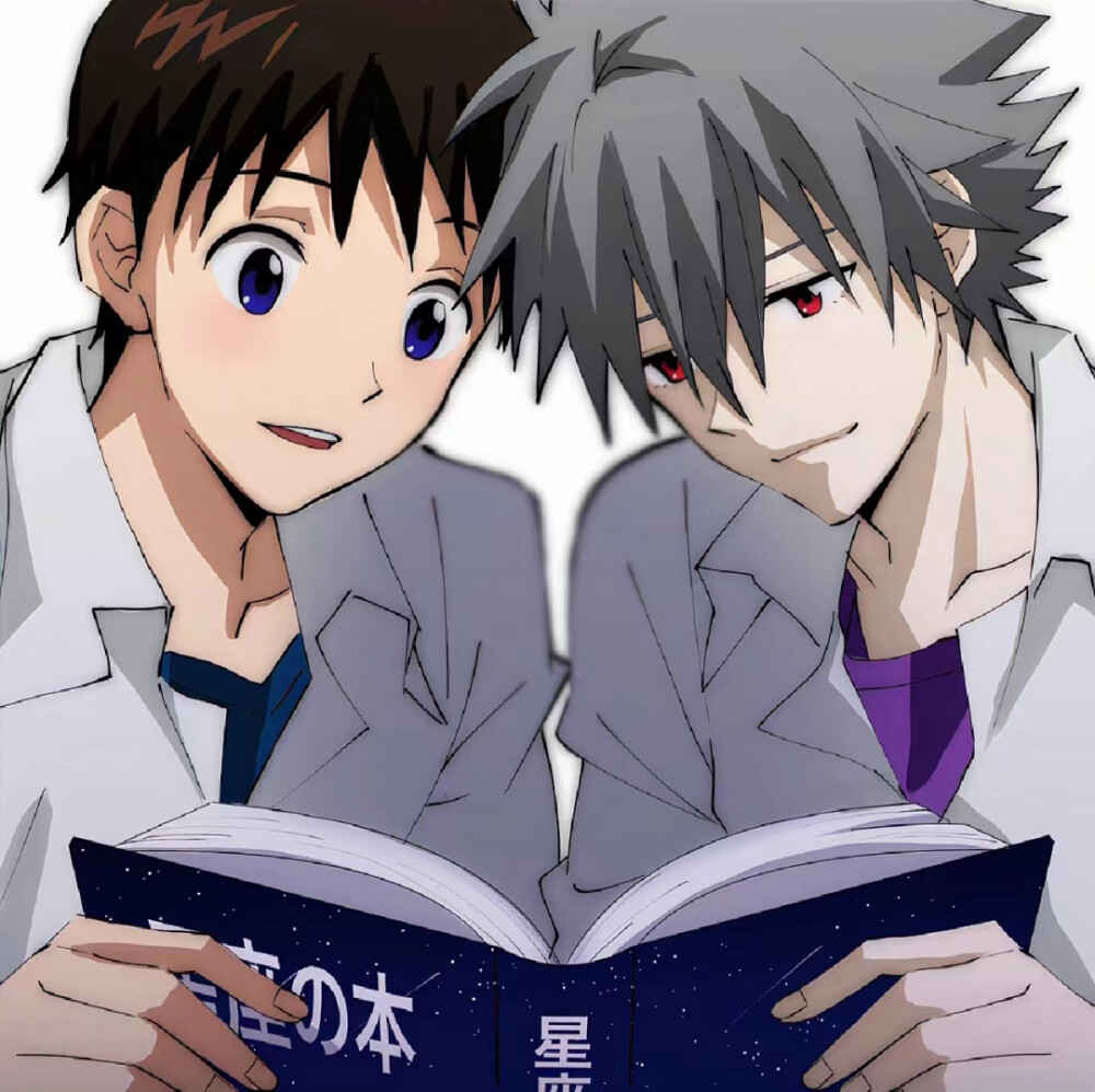 动漫头像‖EVA‖真嗣×渚薰
画师不详侵权删