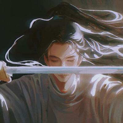 手绘男头