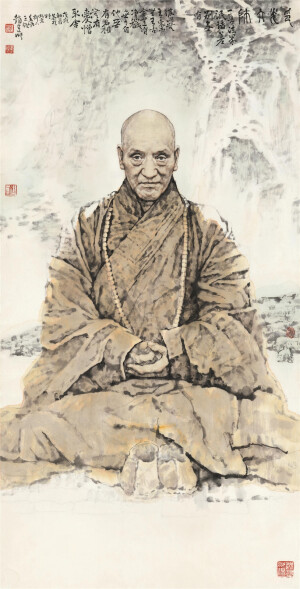 高僧画像，作者，赵建成