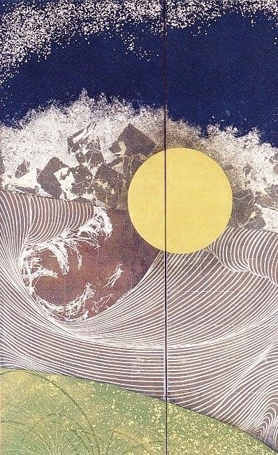 寂中风月 | 加山 又造（1927－2004）
加山又造是是当代日本画家中最富有革新和创造精神的画家之一，先后尝试过洞窟壁画、浪漫主义超现实主义表现主义立体主义手法，给传统日本画注入现代的美感。代表作有《冬》、《…