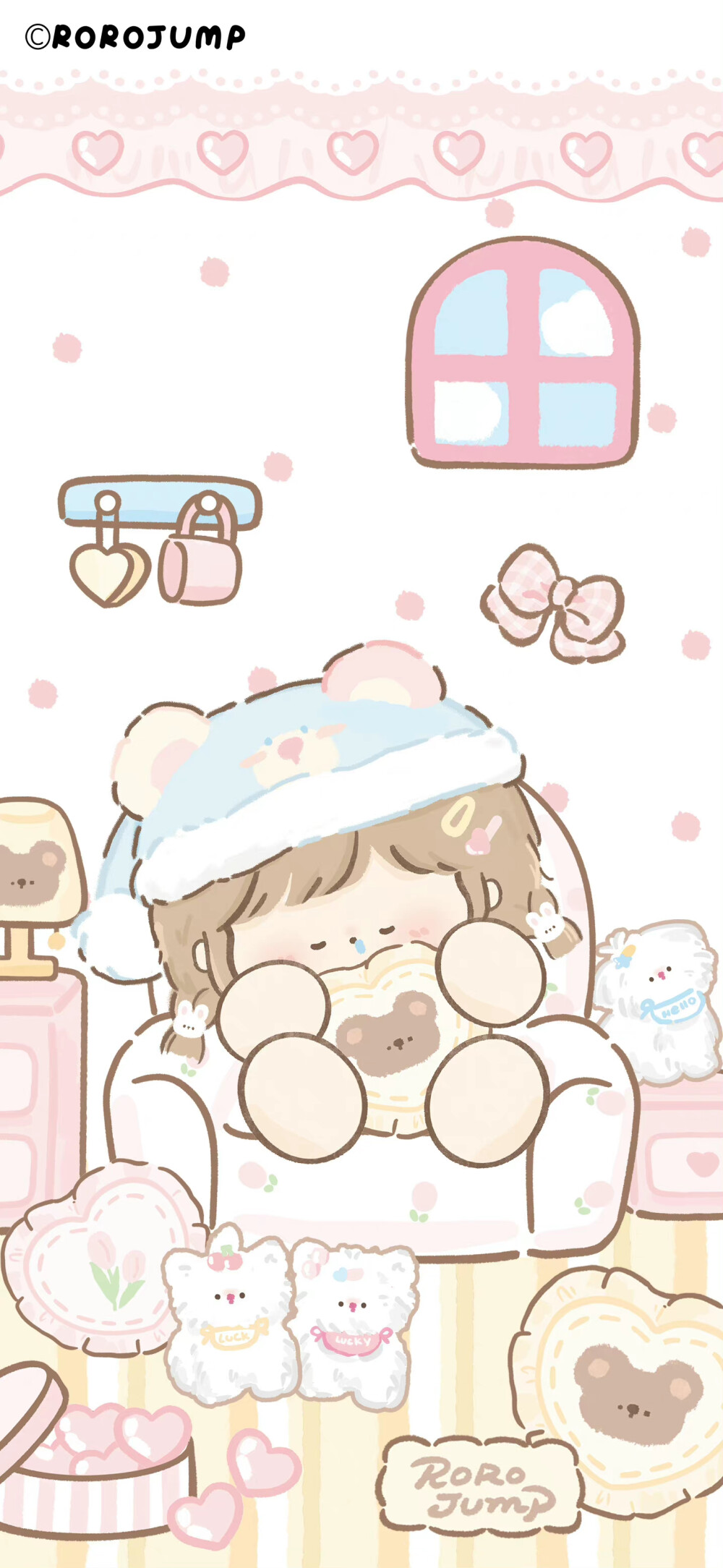 可爱卡通壁纸 少女心