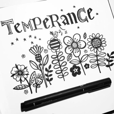  密集小素材，ins：katyhalfordillustration