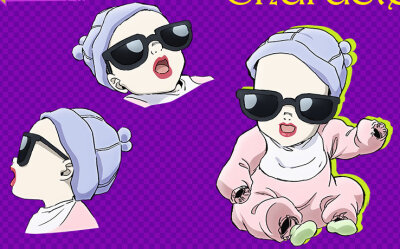 JOJO奇妙冒险-不灭钻石
人设图