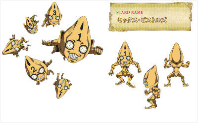 JOJO奇妙冒险-黄金之风
角色and替身人设图