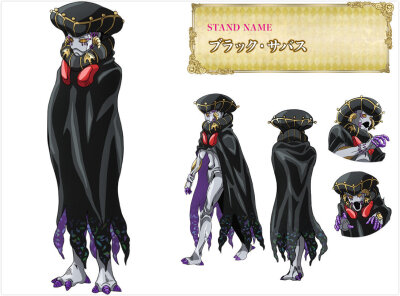 JOJO奇妙冒险-黄金之风
角色and替身人设图