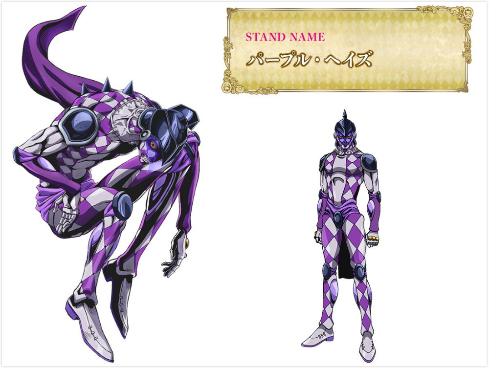 JOJO奇妙冒险-黄金之风
角色and替身人设图