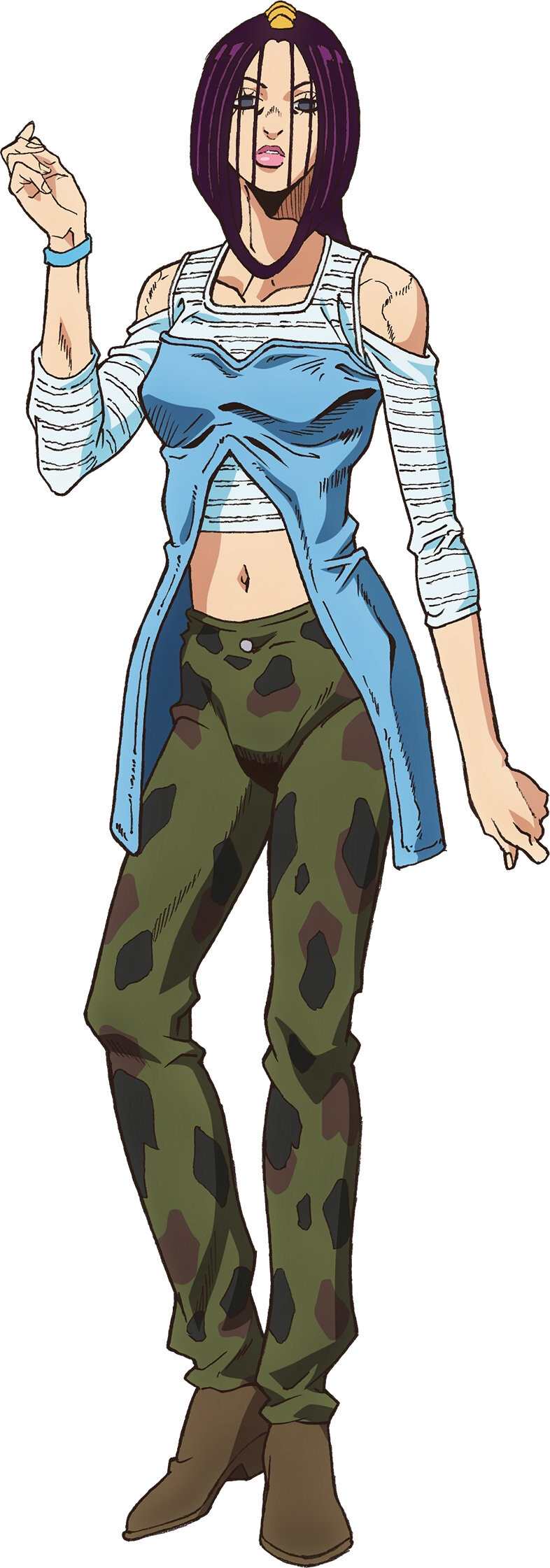 JOJO的奇妙冒险-石之海
「蜜拉修」and「讨债人玛丽莲·曼森」人设图