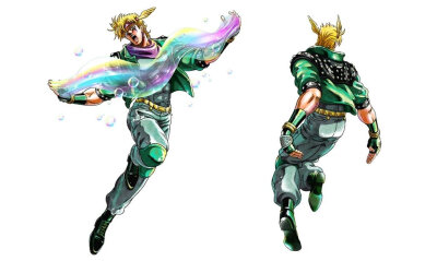 游戏【JOJOASB】部分角色设定图
（战斗潮流）