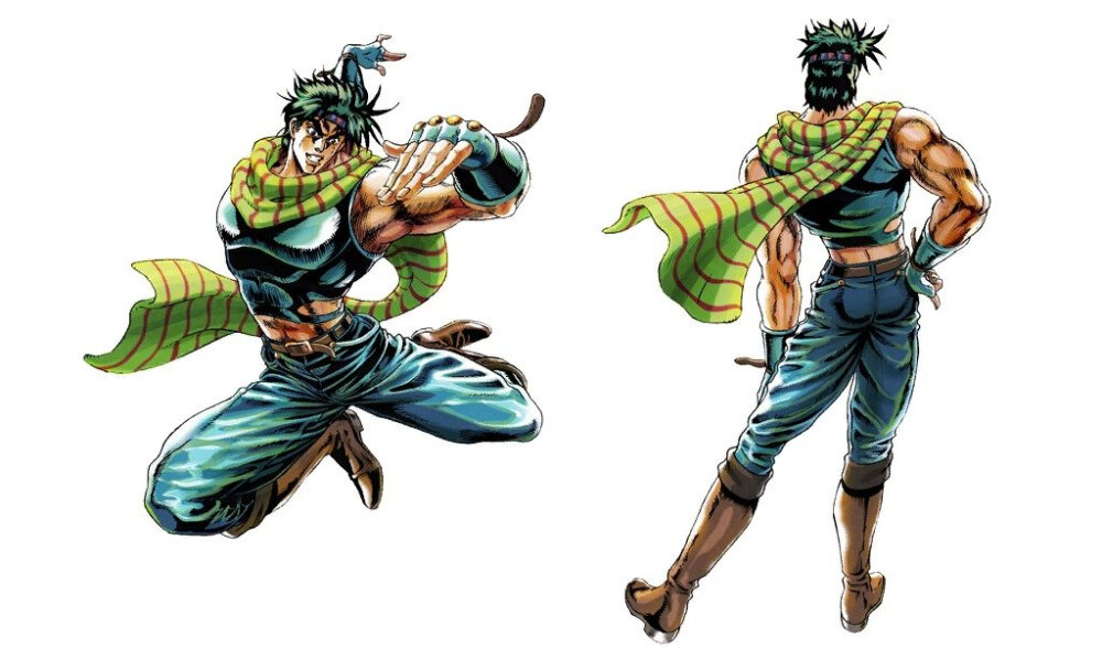 游戏【JOJOASB】部分角色设定图
（战斗潮流）