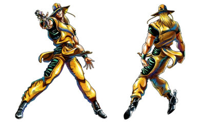 游戏【JOJOASB】部分角色设定图
（星尘斗士）